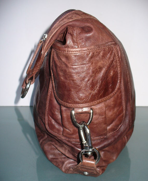 Wilson Leather Oversized Leather Hobo Bag - image 6