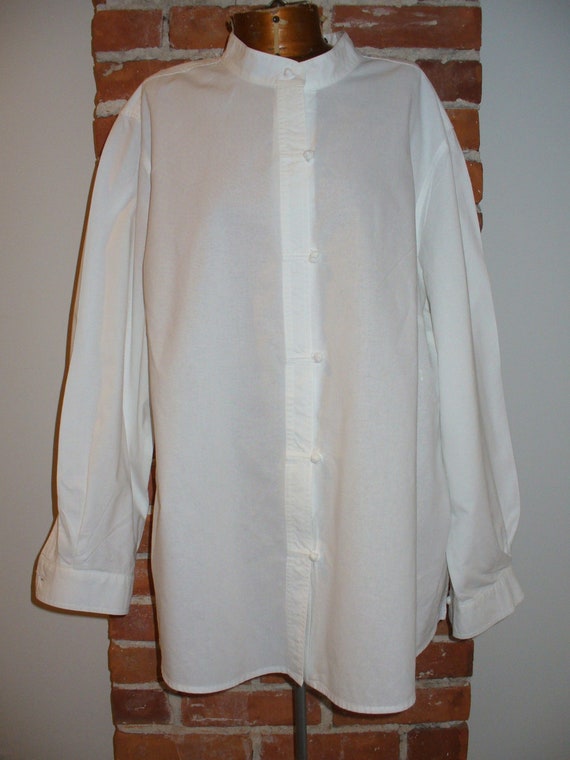 Taube - Beige Shirt with Mandarin collar