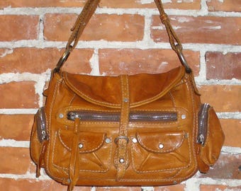 Vintage Ruehl No. 925 Rugged Leather Satchel