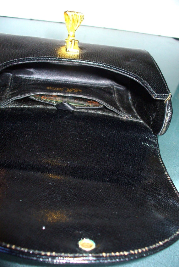 Vintage Morris Moskowitz Leather Clutch Bag - image 9