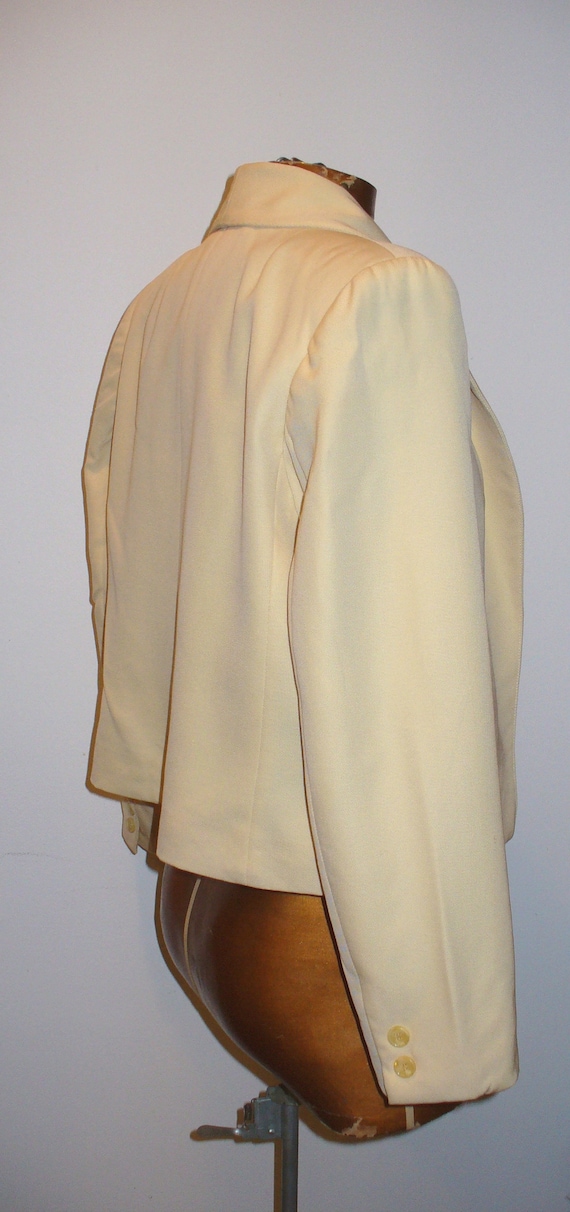 Guy Laroche Diffusion Cropped Wool Jacket Size 38 - image 7