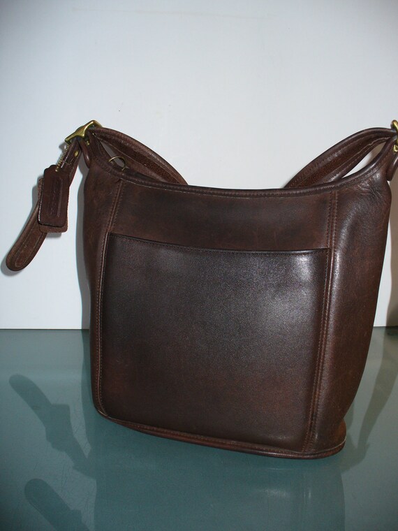 Vintage Coach Brown Legacy Slim Duffle Shoulder Bag - Etsy