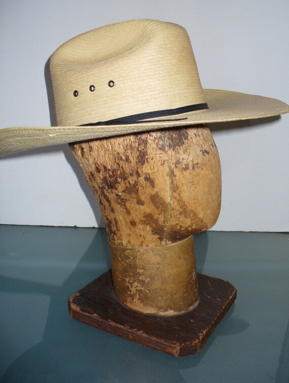 Vintage Pardners Straw Hat Size 7 - image 6