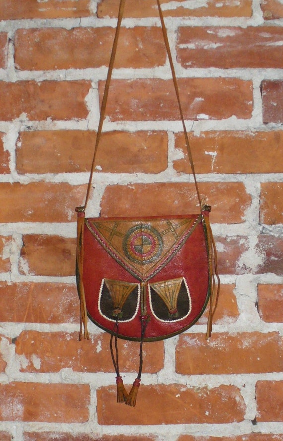 Tribal Leather Pouch