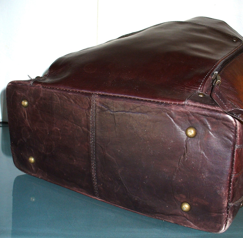 Vintage Solo Leather Business Bag