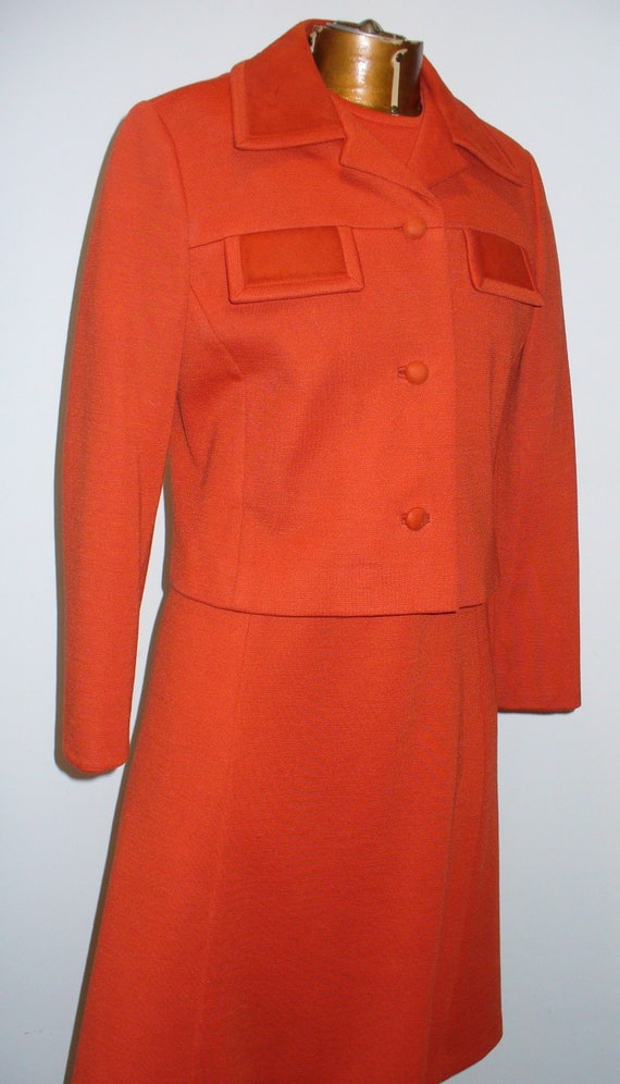 Vintage Vilano Wool Knit Dress & Jacket Set