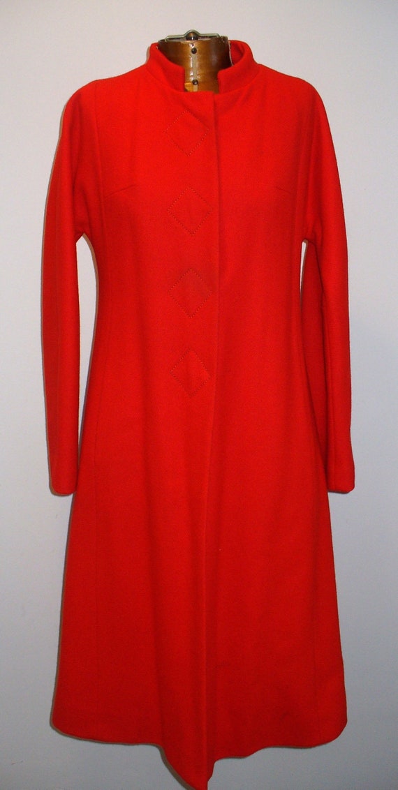 Vintage Halldon Ltd. Red Princess Coat