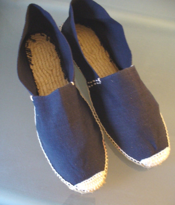 Buy Artesania Made in Spain Navy Blue Espadrilles Size 43 EU Online in India Etsy