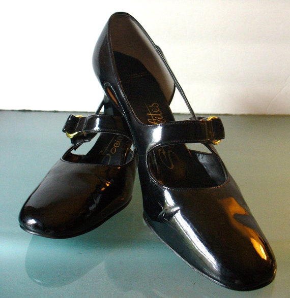 Vintage Socialites Patent Leather Mary Janes