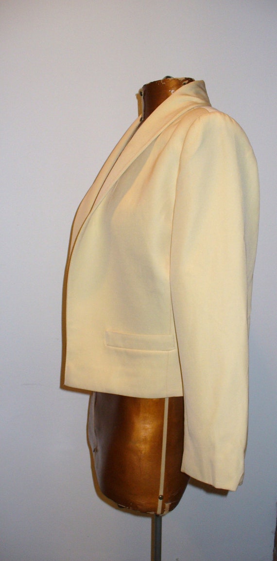 Guy Laroche Diffusion Cropped Wool Jacket Size 38 - image 5