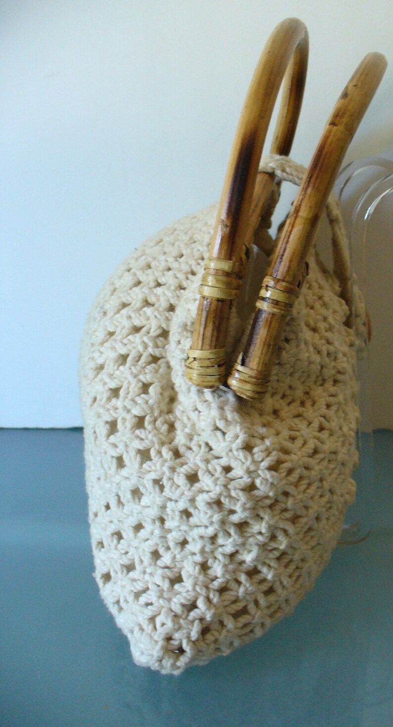 small macrame bag