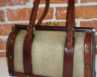Vintage John Romain Doctors Style Handbag