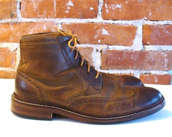 Vintage  Cole Haan Men's Wing Tip Boots Size 8.5M US