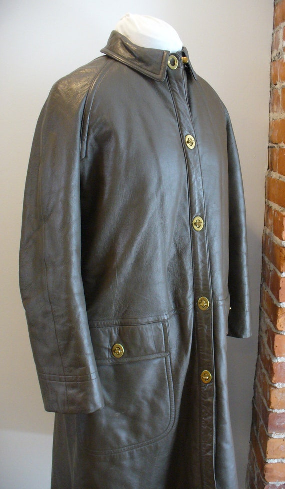 Vintage Bonnie Cashin For Sills Leather Coat 1960'