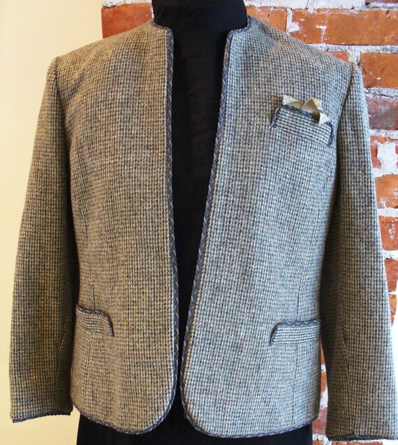 Vintage Adolph Schuman For Lilli Ann Tweed Suit Ja