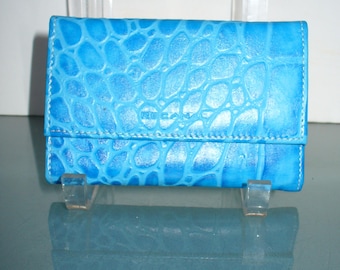 Vintage Recanal Robin Egg Blue Wallet