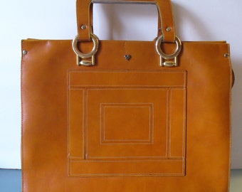 Vintage Jean Fogel Paris Beifcase Style Handbag