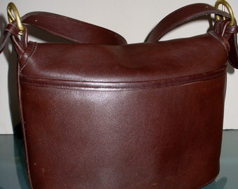 Bolso de hombro Vintage Coach marrón Fletcher