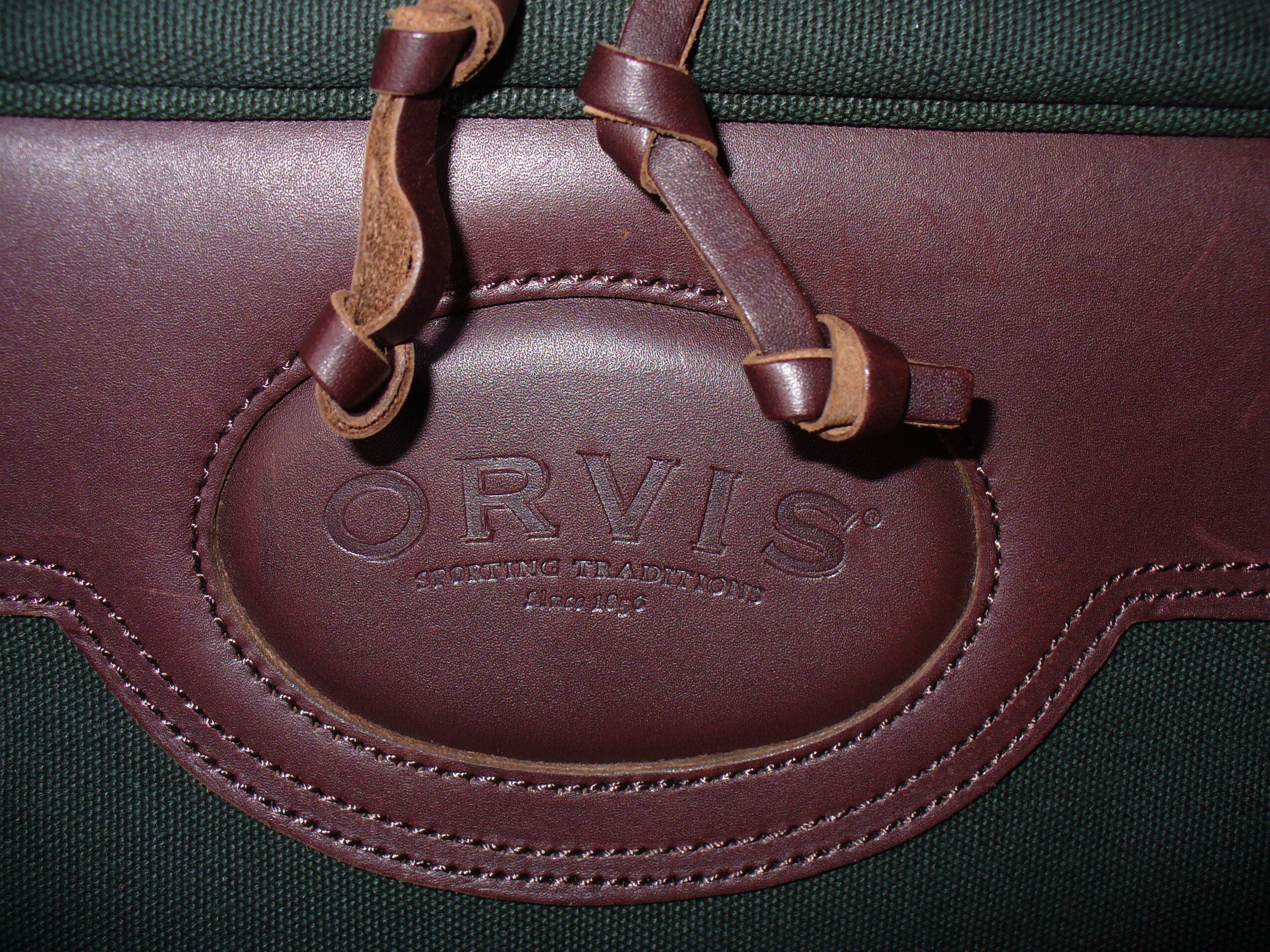 Orvis Canvas Leather Dopp Travel Bag