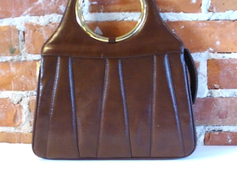 Vintage Handmade Zenith Leather  Hand Bag