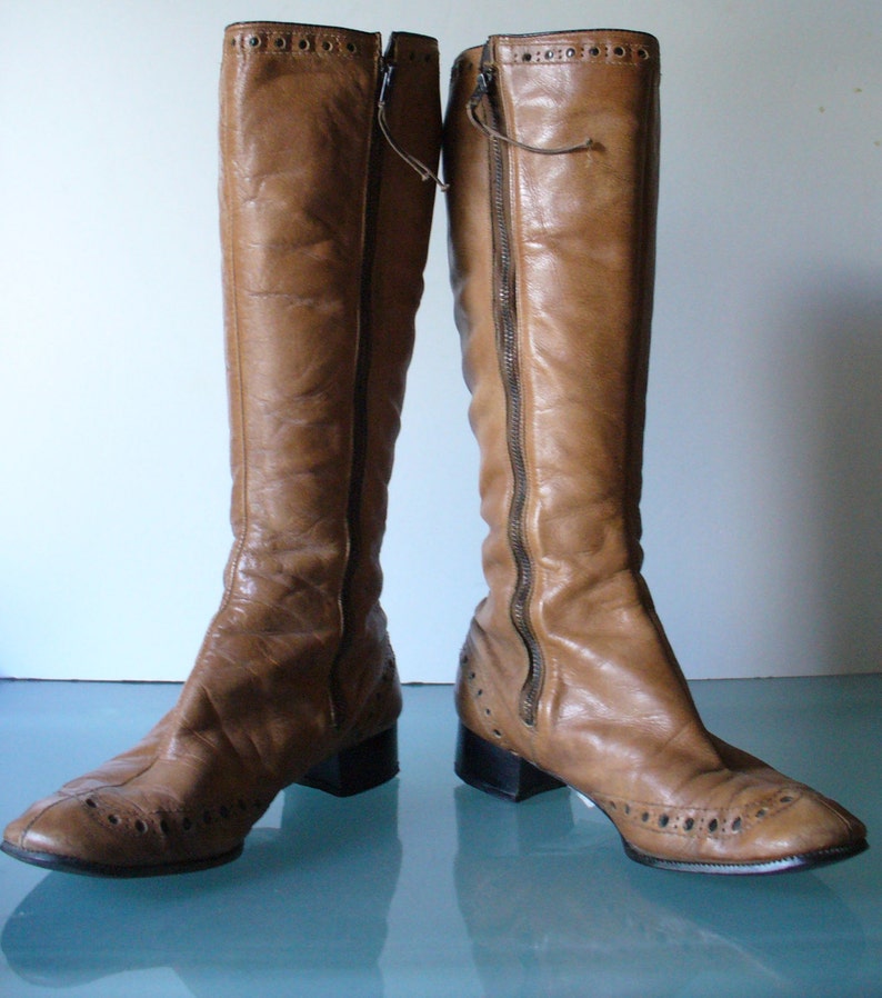 Vintage Sandler of Boston Mod Boots Size 7N US Etsy