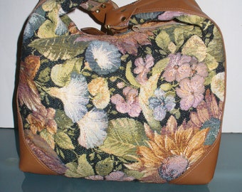Vintage Richmark Tapestry Hobo Shoulder Bag