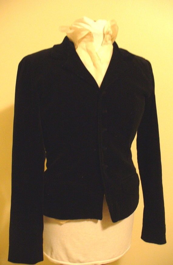 ralph lauren black velvet jacket