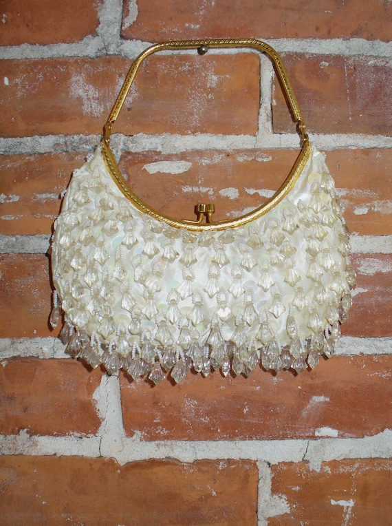 Vintage Beaded Bag Handmade Hong Kong