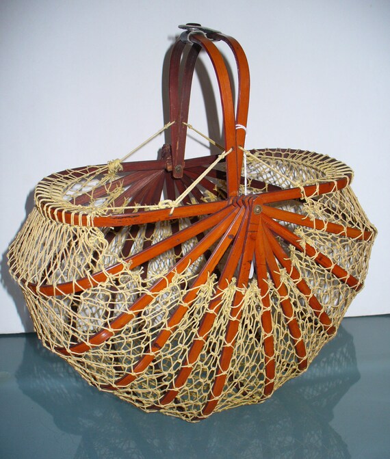 Vintage japanese bamboo folding Gem