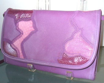 Vintage Clemente Purple Shoulder Bag