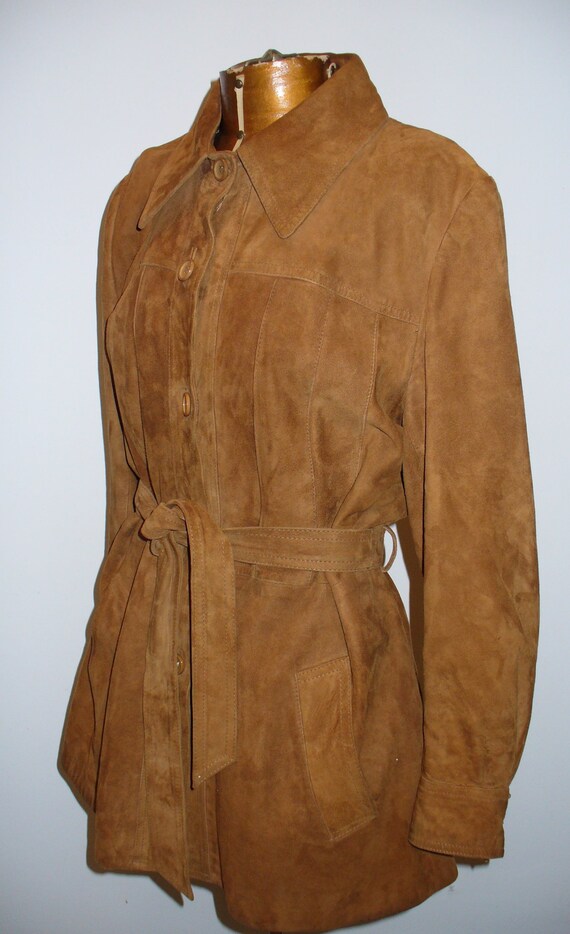 Vera Pelle Suede BOHO Jacket - image 1