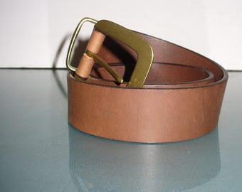 Vintage Express Jeans Heavy Leather Belt