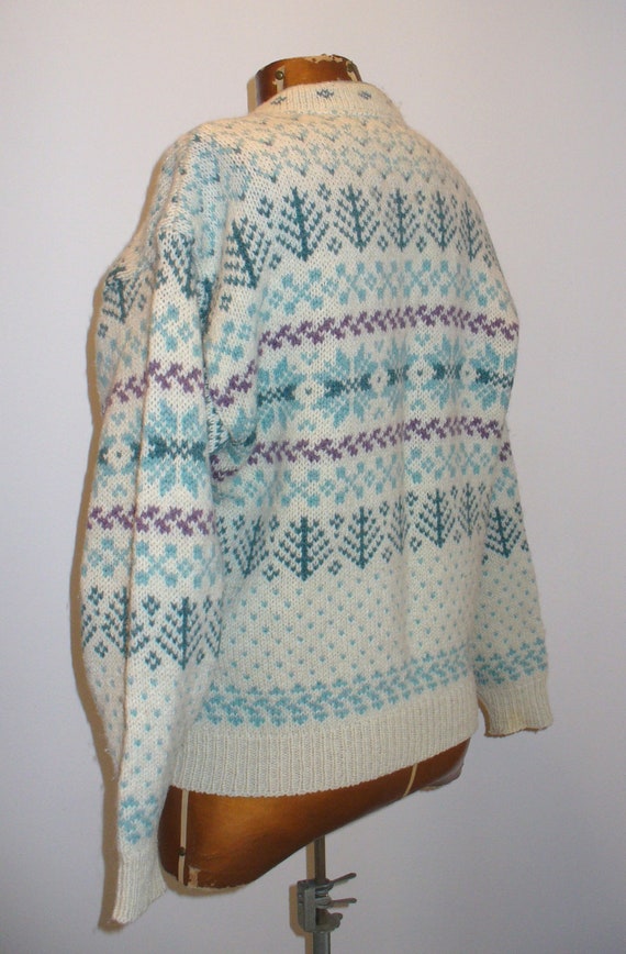 Vintage LL Bean Scandinavian Cardigan Sweater Siz… - image 6