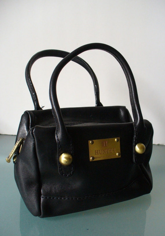 Hunter Petite Black Hand Bag Etsy