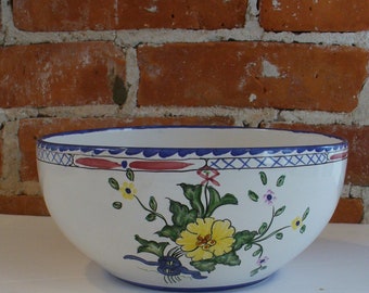 Vintage Tiffany "Lisbon" Faience Bowl