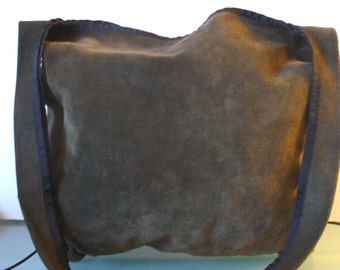 Vintage Roots Olive Green Satchel Tote Purse