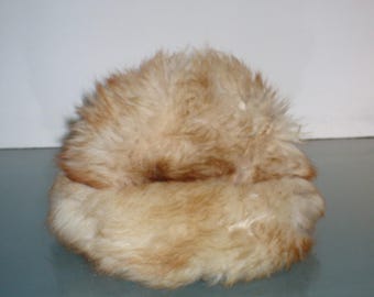 Vintage Shearling Sheep Skin Hat
