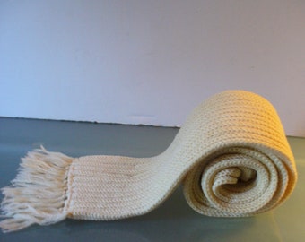 Vintage Pendleton Wool Ribbed Knit Neck Scarf