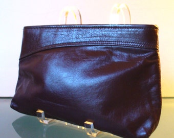Vintage Tadora Oxblood Clutch