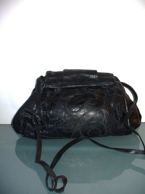 Vintage Sharif Pouch Style Patchwork Shoulder Bag - image 5