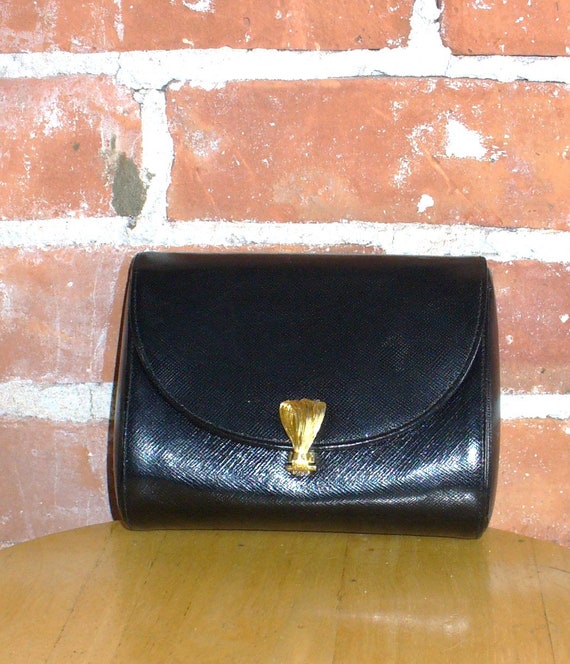 Vintage Morris Moskowitz Leather Clutch Bag - image 2