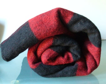 Vintage Marlboro Country Store Buffalo Plaid Blanket