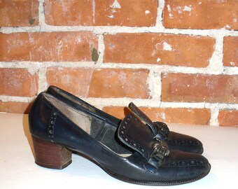 Vintage Joyce California Leather Pumps