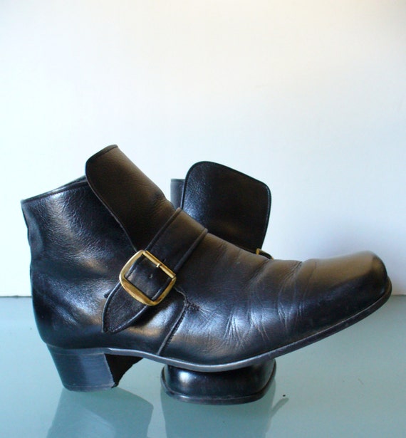 Vintage Regal Mod Black Beat Boots