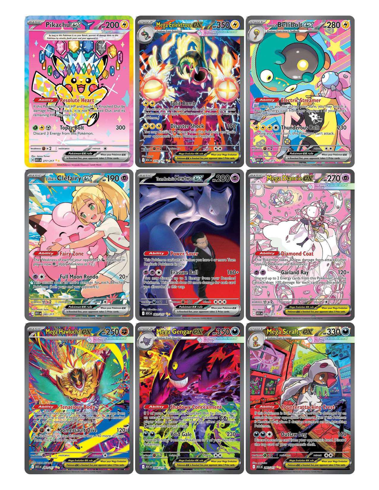 Mega Evolution Ascended Heroes Binder Placeholders 2025 – Master ...