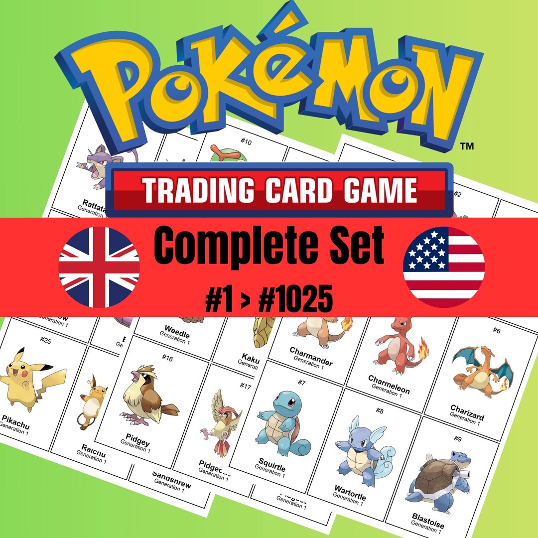 Pokemon Checklist.pdf Complete National Pokédex Binder Placeholder Set (001–1025) | Printable ...