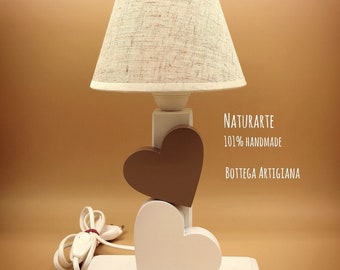 Lamp with hearts