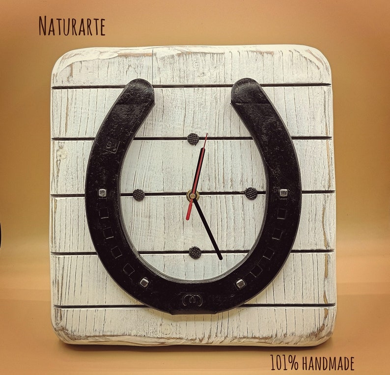 Horseshoe Clock Etsy