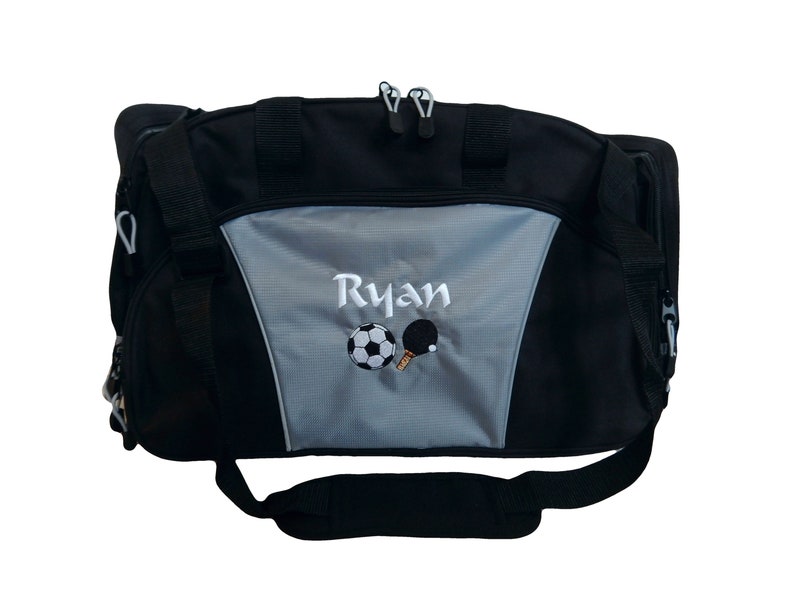 Duffel Bag Personalized Ping Pong Table Tennis Paddle Ball Etsy