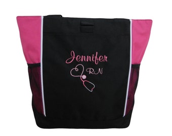 Tote Bag Personalized Nurse Student RN BSN CNA Lvn lpn Nicu Cardiac Respiratory Care er Department Nursing Doula Midwife capa Obgyn Medic